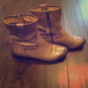 Frye Leather Boots-Jillian Short